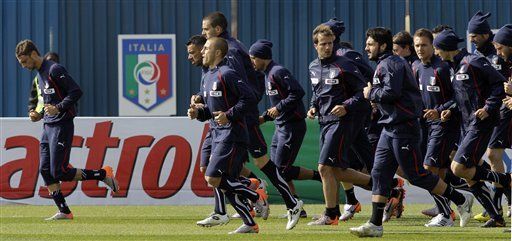 Mundial: Jugadores de Italia sin pistas acerca de alineación