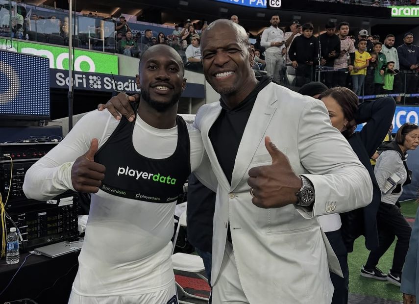 Cecilio Waterman y Terry Crews