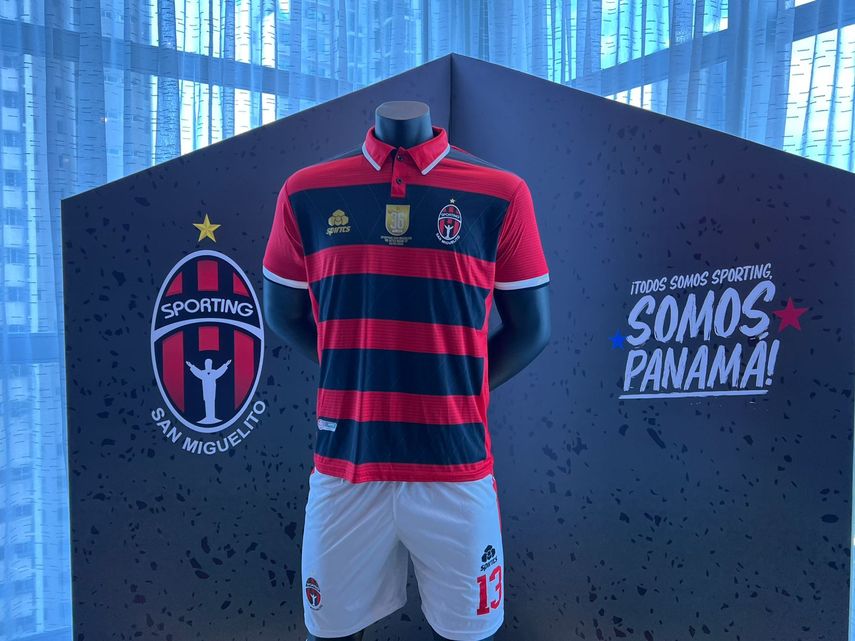 Sporting San Miguelito presenta una camiseta especial para enfrentar al Inter Miami