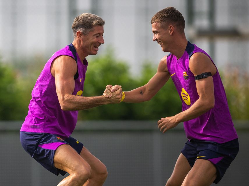 Dani Olmo y Robert Lewandowski de vuelta en convocatoria del FC Barcelona