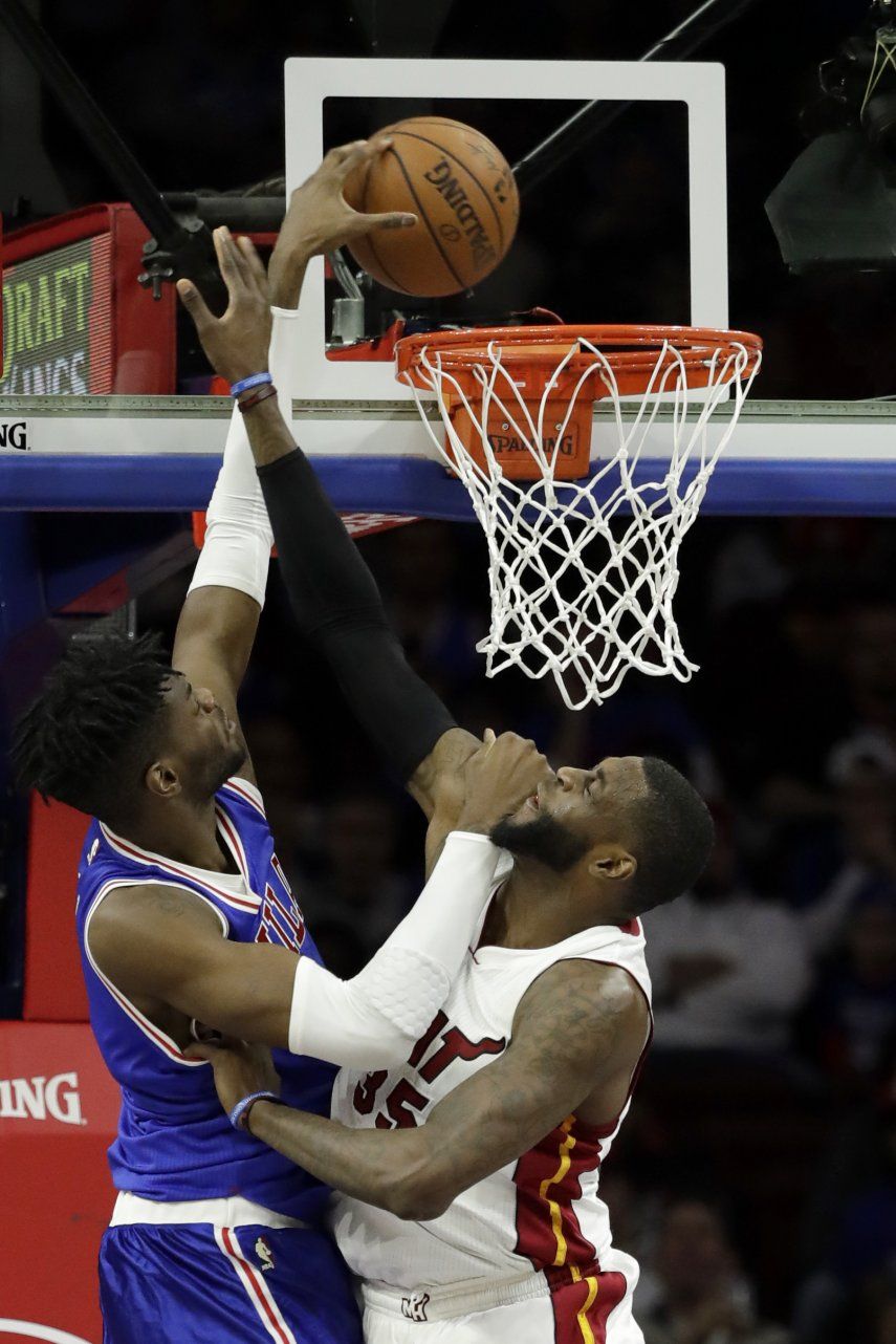 Sin Embiid, 76ers rompen racha de victorias del Heat