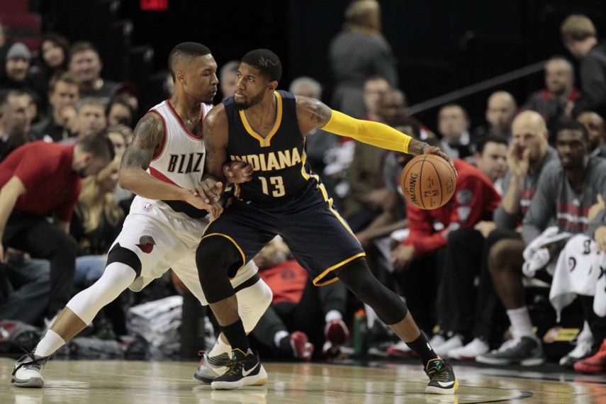 Lillard lidera a Blazers en victoria 123-111 sobre Pacers