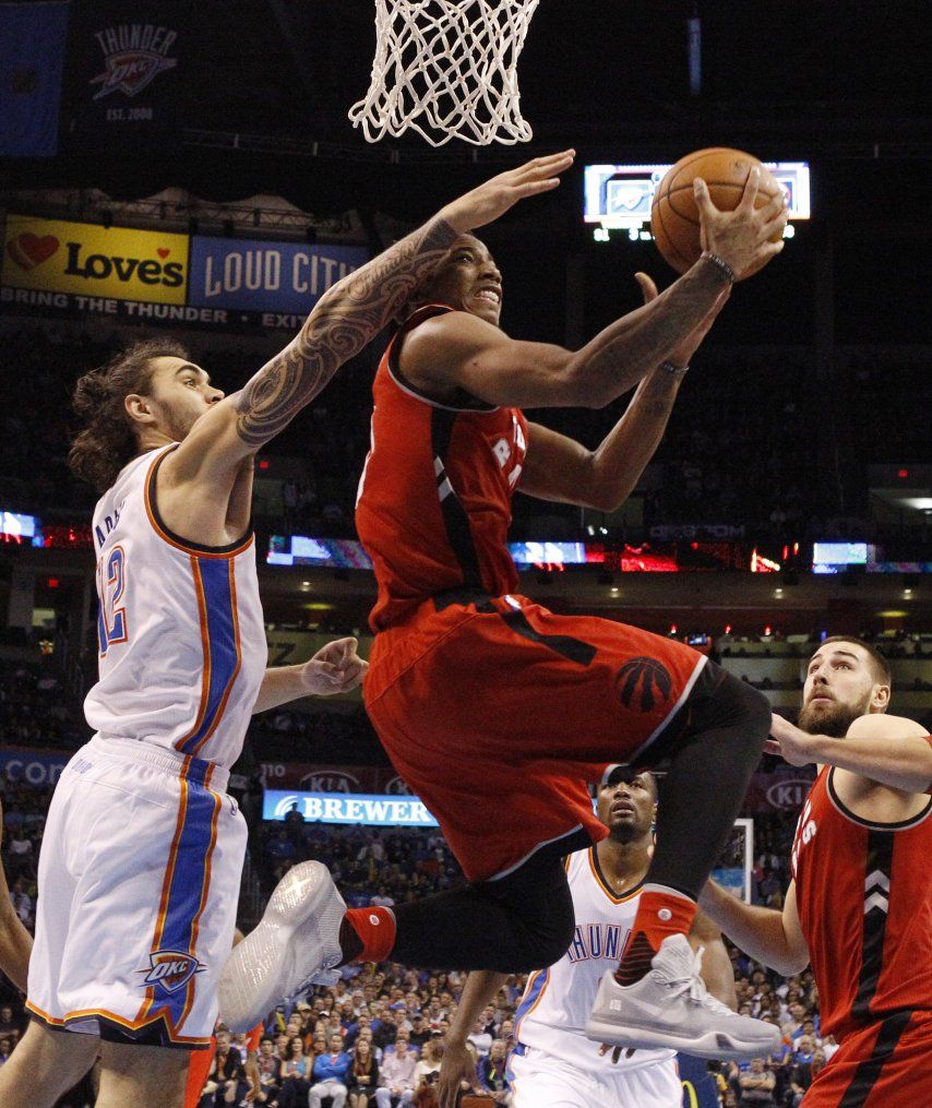 Raptors se imponen a Thunder y siguen invictos