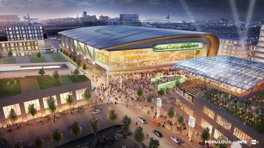 Anuncian acuerdo de nueva arena para los Bucks