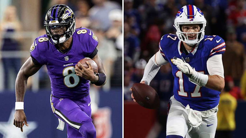 NFL: Josh Allen frente a Lamar Jackson