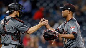 Randall Delgado logra su primer triunfo de la temporada