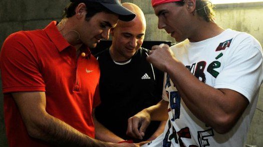 Agassi cree que Nadal es el mejor tenista de la historia, por delante de Federer