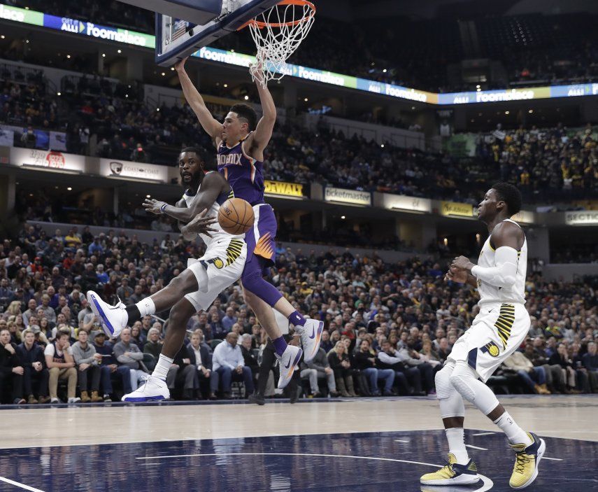 Pacers vence sin problemas 116-101 a unos agotados Suns