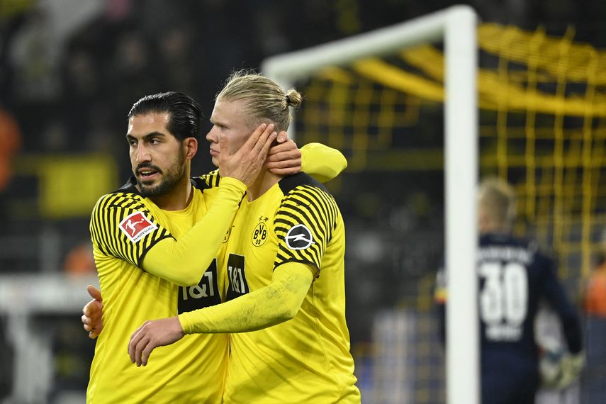 Erling Haaland con doblete para el Borussia Dortmund