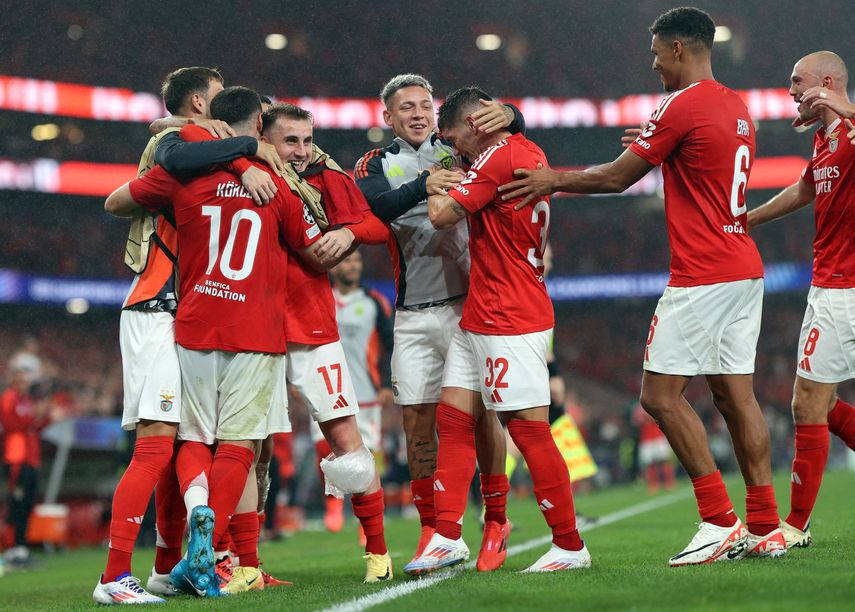 Champions League: Benfica golea al Atleti en Lisboa