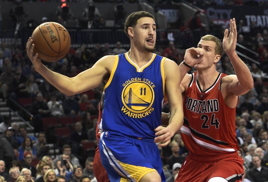 Thompson lidera a Warriors en triunfo sobre Trail Blazers