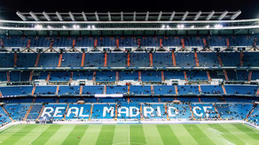 El Santiago Bernabéu, sede del Real Madrid.