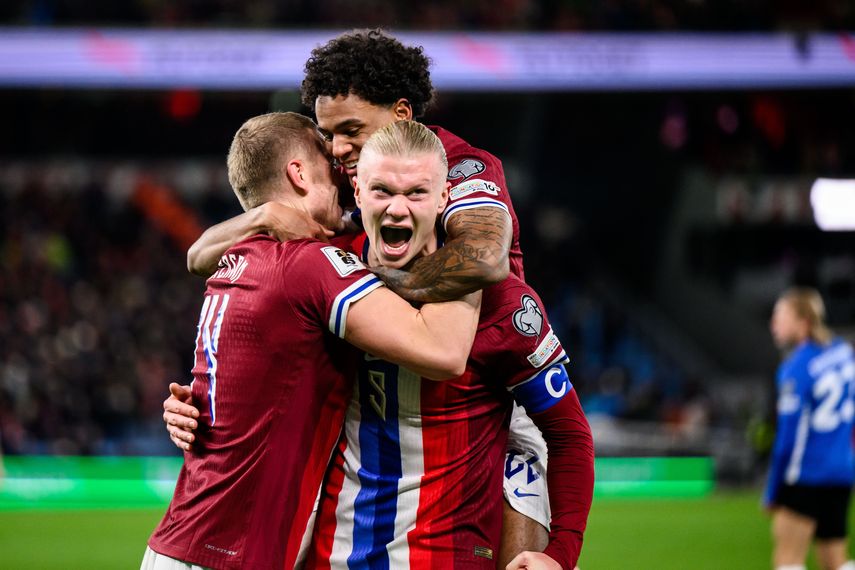 Eliminatorias UEFA: Erling Haaland lidera triunfo de Noruega ante Estonia