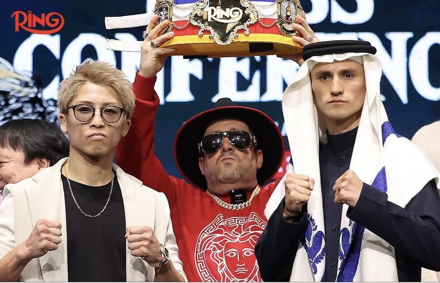 Naoya Inoue y Junto Nakatani vivieron cara a cara previo al Japón vs México en Riad