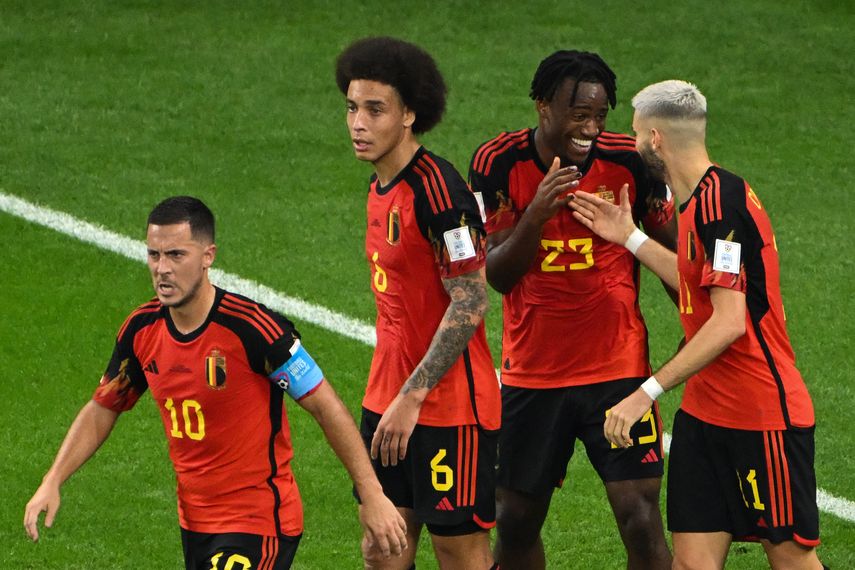 Qatar 2022: Alineaciones de Bélgica y Marruecos