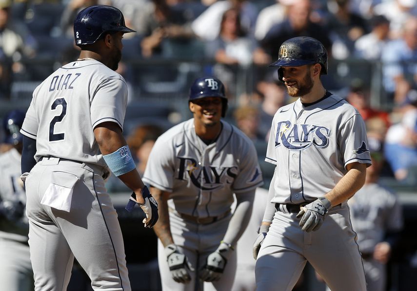 MLB: Rays aplastan a Yankees 12 a 2 de cara a los playoffs