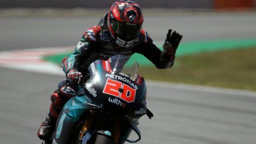Quartararo brilla en los ensayos del GP de los Países Bajos, marcados por la caída de Lorenzo