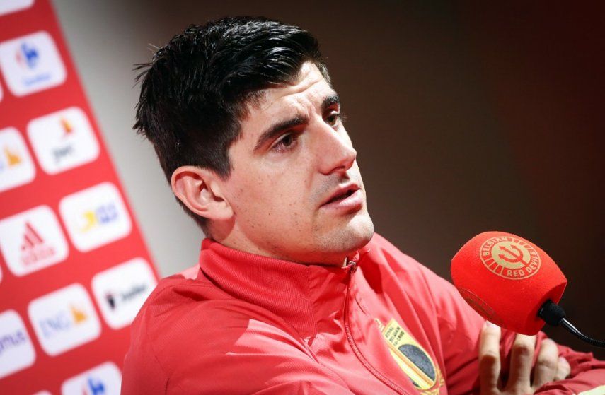 El belga Thibaut Courtois baja en la Liga de las Naciones