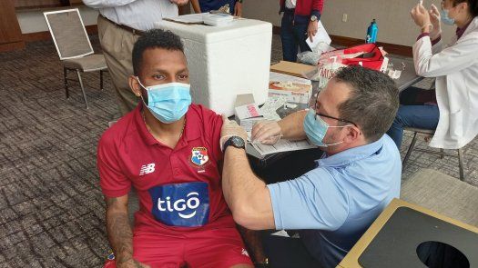 Alberto Quintero fue uno de los jugadores vacunados previo a la Copa Oro 2021