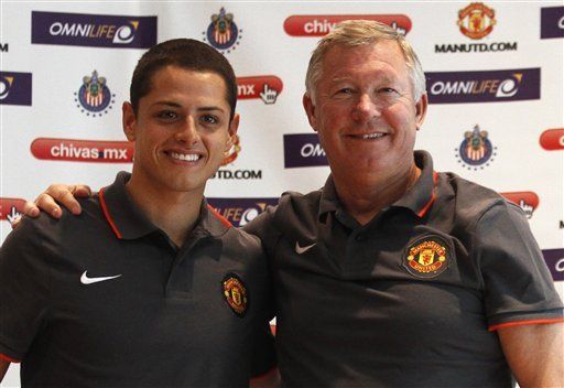 México: Jugadores de Chivas ansí­an triunfo ante el Manchester United