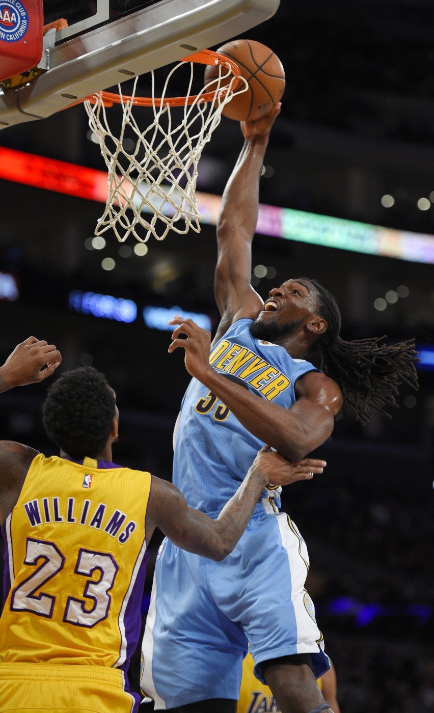 Faried y Nuggets impiden la 1ra victoria de Lakers en liga