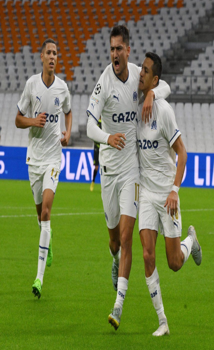 Champions League: Marsella aplasta al Sporting con gol de Alexis Sánchez