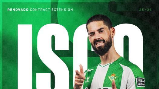 Isco renueva con el Betis una temporada más