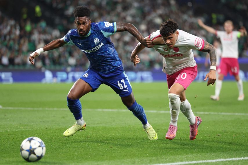 &nbsp;Champions League: Amir Murillo suma minutos en la derrota del Marsella ante el Lisboa