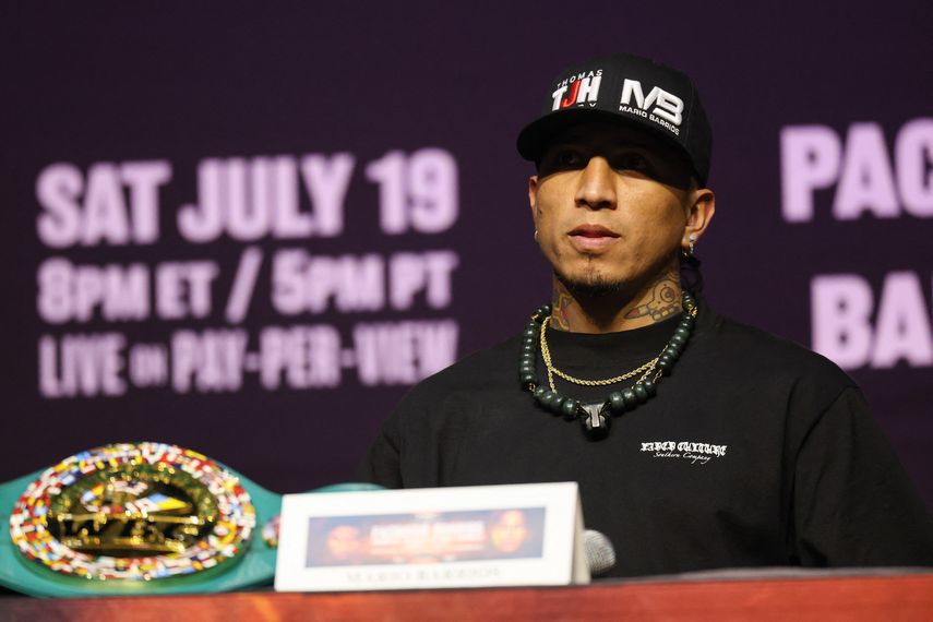 Mario Barrios señala de indescriptible su cara a cara ante la leyenda Manny Pacquiao