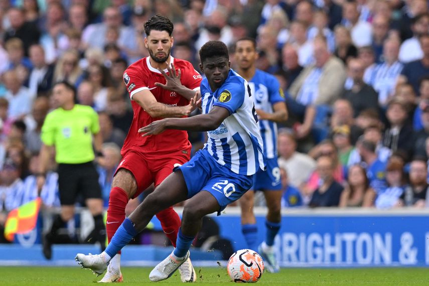 Premier League: Brighton y Liverpool&nbsp; empatan en un partidazo
