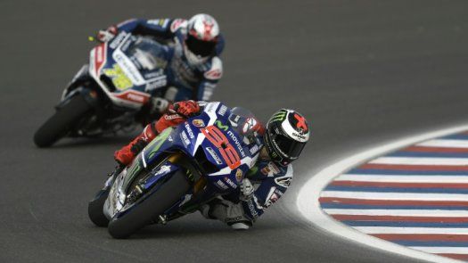 Lorenzo, en el camino de Márquez y Rossi en el Gran Premio de Argentina
