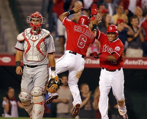 MLB: Angelinos 4, Nacionales 3, 10 innings; Izturis remolca gane