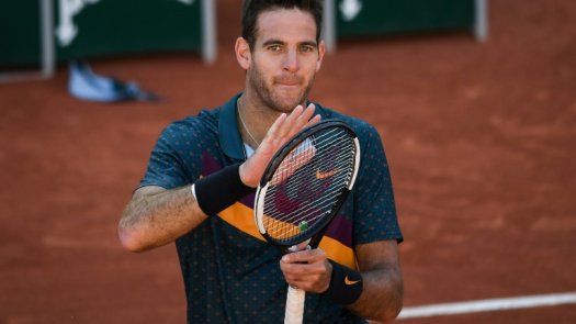 Del Potro pasa a octavos con paso firme y sin problemas de rodilla