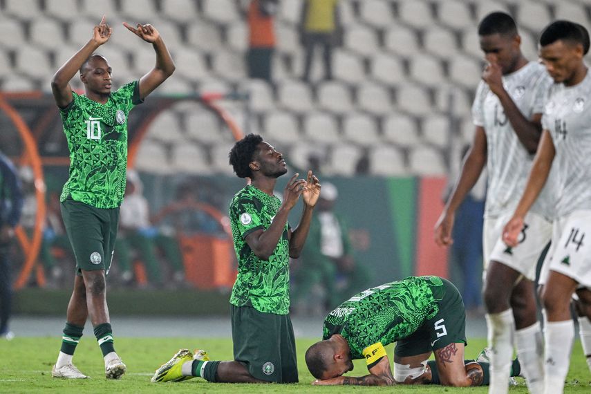 Copa de África: Nigeria avanza a la final tras ganar a Sudáfrica