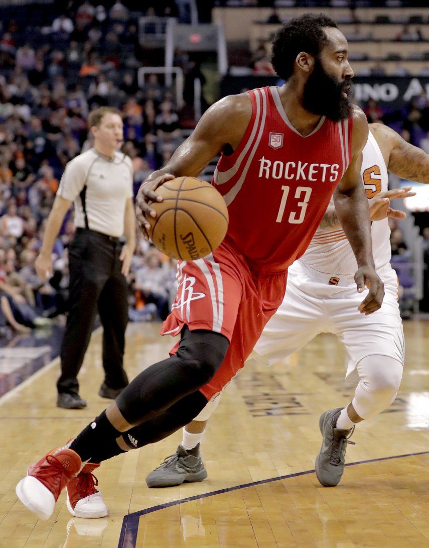 Harden y Gordon destacan en triunfo de Rockets sobre Suns
