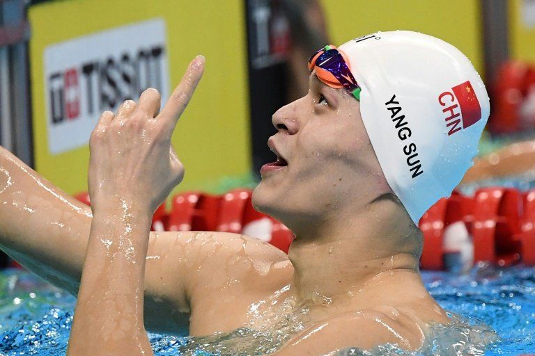 La estrella china Sun Yang gana los 200 libres de los Juegos Asiáticos