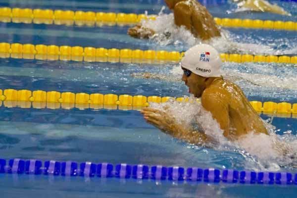 Crespo ocupa cuarto lugar en 50 metros pecho del Sudamericano