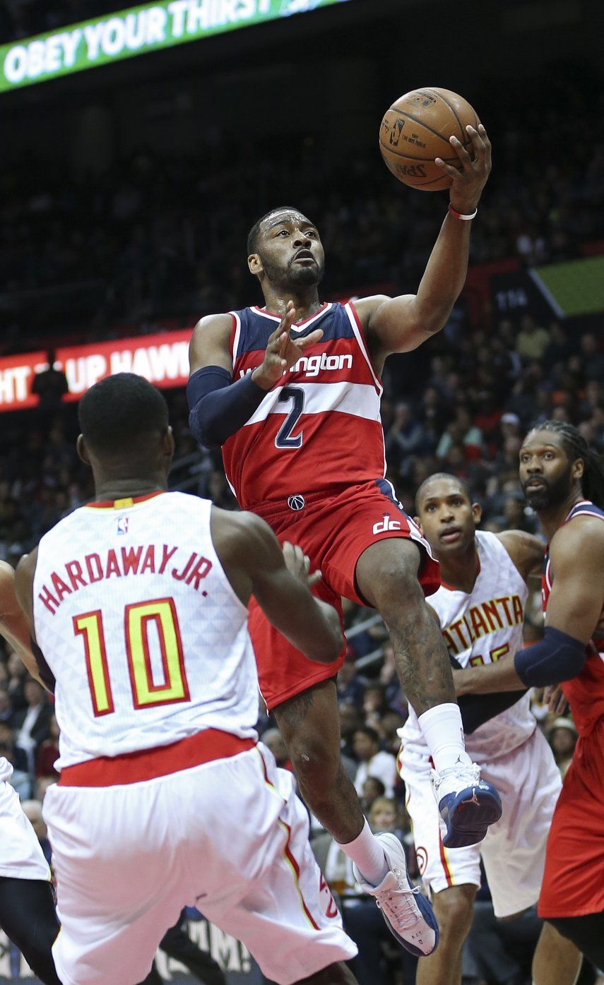 Wall lidera 5to triunfo seguido de Wizards, frenan a Hawks