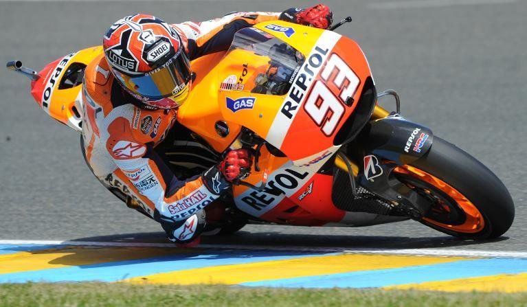 Márc Márquez domina los ensayos libres de MotoGP en Francia
