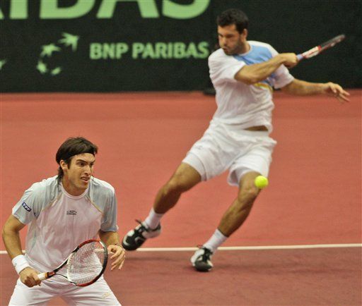 Davis: R. Checa gana dobles y aventaja 2-1 a Argentina