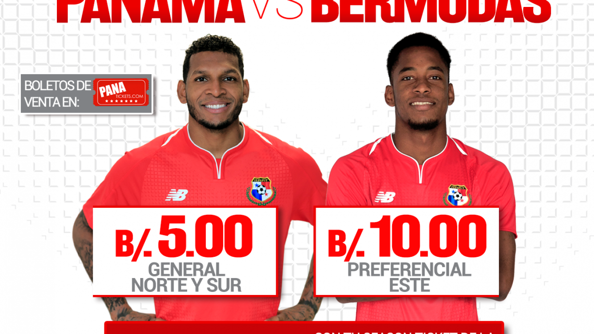 FEPAFUT anuncia venta de boletos para Panamá vs Bermudas