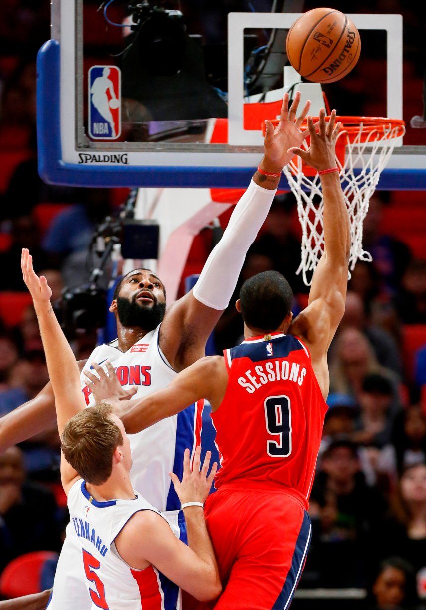 Drummond brilla en victoria de Pistons ante Wizards