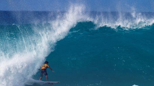 El brasileño Gabriel Medina, campeón mundial de surf