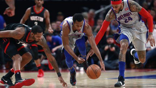 Pistons aprovecha la ausencia de Harden y vence a Rockets