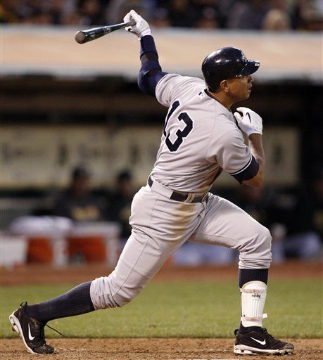 MLB: Yanquis 6, Atléticos 1; Rodrí­guez pega grand slam y jonrón