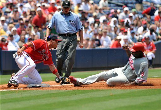MLB: Filis 6, Bravos 3; barren a Atlanta en casa