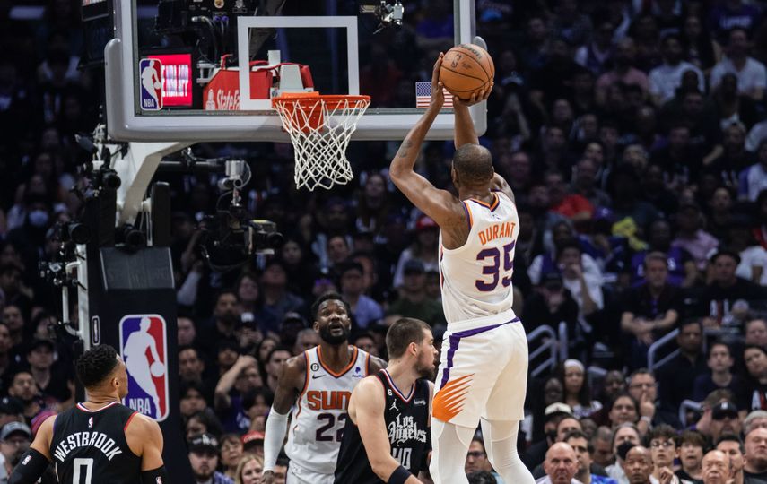 NBA: Durant y Booker lideran victoria de Suns ante Clippers