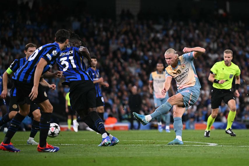 Champions League: Manchester City empató sin goles con el Inter de Milán