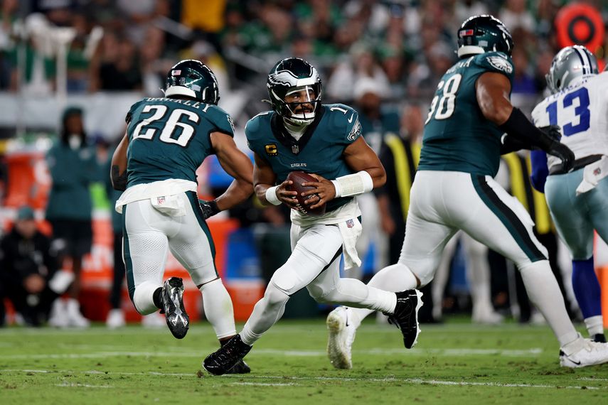 NFL: Los Philadelphia Eagles superaron a los Dallas Cowboys en juego inaugural