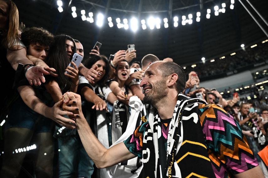 Giorgio Chiellini le dice adiós a la Juventus
